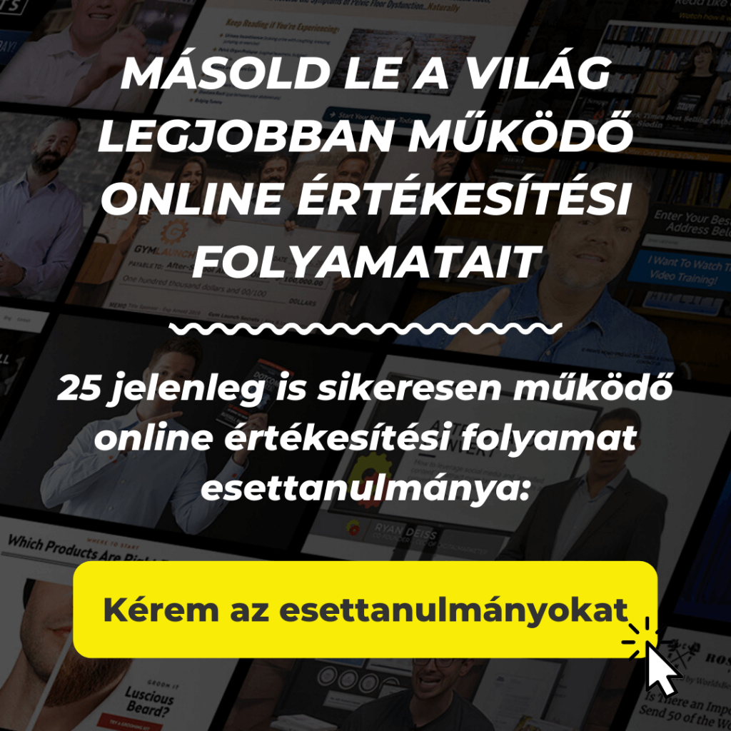 25 online értékesítési folyamat esettanulmány