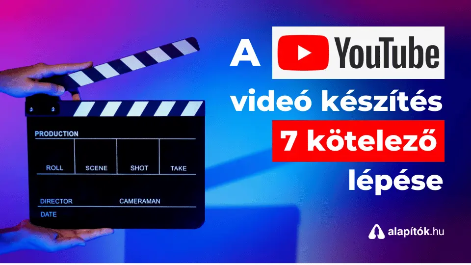 A Youtube videó készítés 7 kötelező lépése